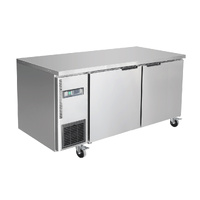 Stainless Steel Double Door Workbench Fridge - TS1500TN 