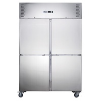 FED-X S/S Four Door Upright Fridge - XURC1200S2V