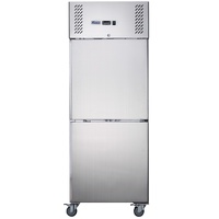 FED-X S/S Two half Door Upright Freezer - XURF600S1V
