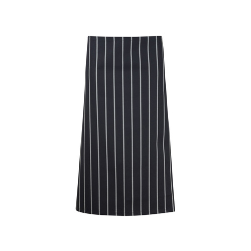 ChefsCraft 3/4 Cafe Apron Navy Stripe