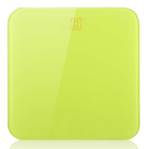 SOGA 180kg Digital Fitness Weight Bathroom Gym Body Glass LCD Electronic Scales Green