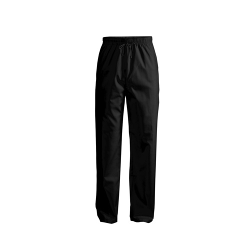 ChefsCraft Chefs Black Drawstring Pants (Unisex)(Size:XS)