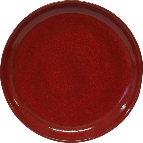Artistica Round Plate-270mm Rolled Edge Reactive Red