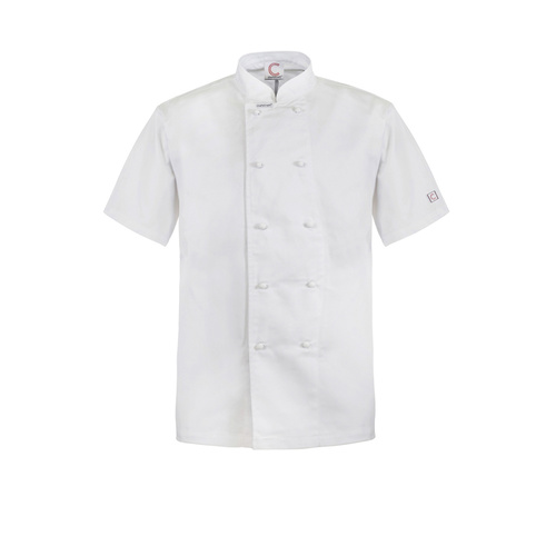 ChefsCraft Classic Chef Jacket S/S White(Size:XS)