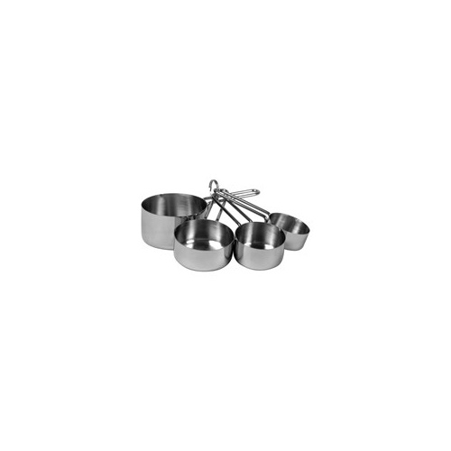 Measuring Cup Set - Stainless Steel 4pc 60/80/125/250ml