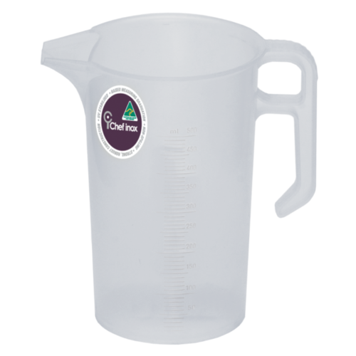 Chef Inox Clear Scale PP Thermo Measuring Jug 0.5Lt