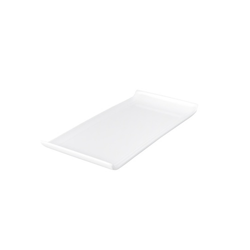 Melamine Rectangular Platter W/Lip 300x145mm - White