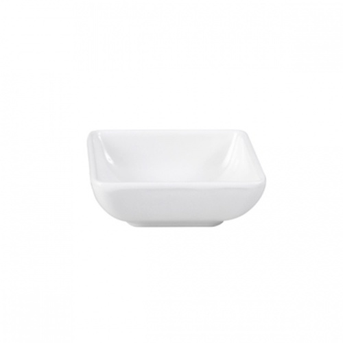 Melamine Square Sauce Dish 70x70mm - White