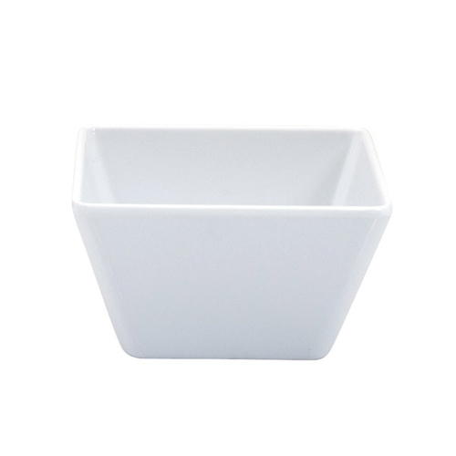 Melamine Square Bowl 70x70x42mm - White