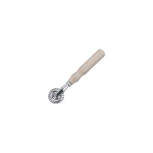 Ghidini - Pastry Wheel - Fluted 3mm  "Daily" Wood Hdl