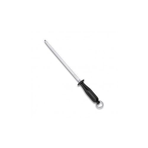 Victorinox Steel Sharpening Round Black Handle 25cm 7.8303