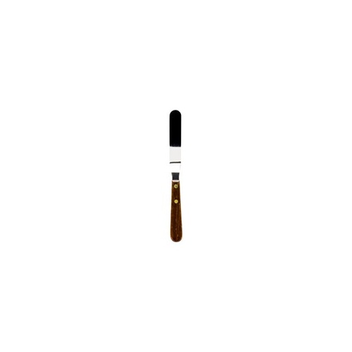 Spatula - Cranked Stainless Steel 100x19mm Wood Handle