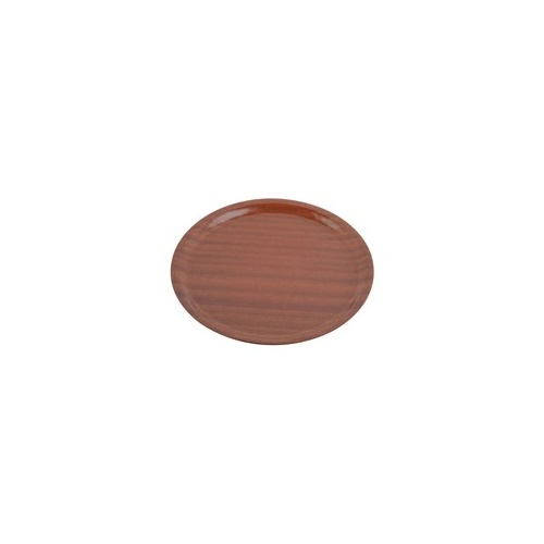 Tray-Wood Round 370mm Mahogany