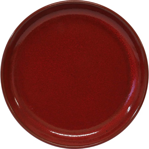 Artistica Round Plate-240mm Rolled Edge Reactive Red