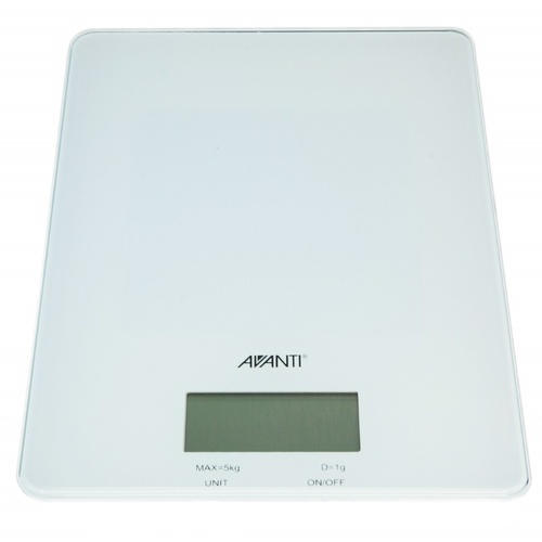 Avanti Digital Scales 5kg White