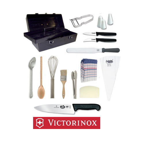 Student Chef Tool Kit + 25cm Victorinox Cooks Knife