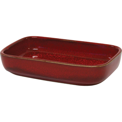 Artistica Rectangular Dish 170x105x40mm Reactive Red