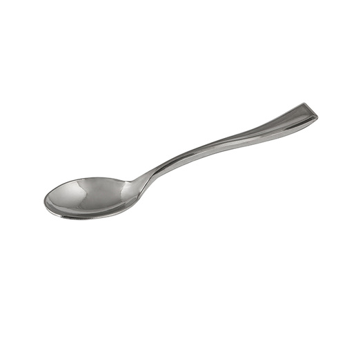 Disposable Metallic Mini Spoon 100mm Pack 200