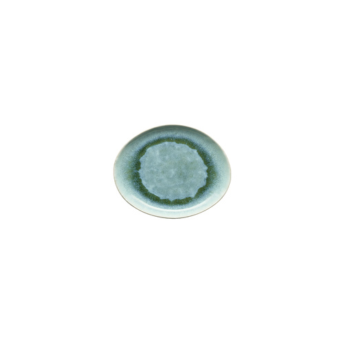 Vilamoura Verde Reactive Oval Plate 220x174x25mm