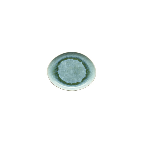 Vilamoura Verde Reactive Oval Plate 220x174x25mm
