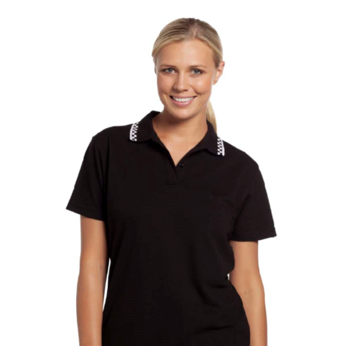 ChefsCraft Hospitality Polo Black [Size: XS]