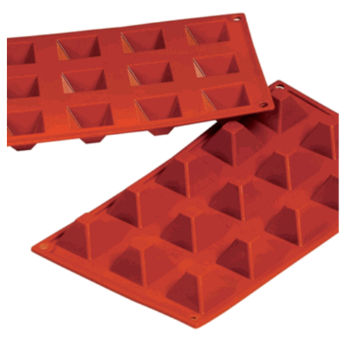 Silicone Pyramid Mould 15 Cup 20ml