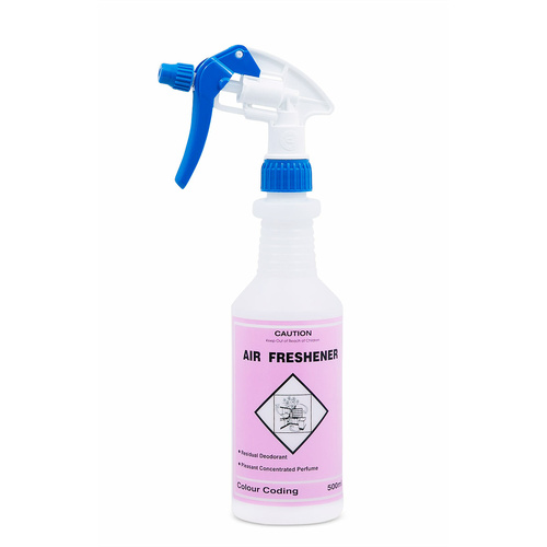 Colour Coded 500ml Trigger Spray Bottle - Air Freshener