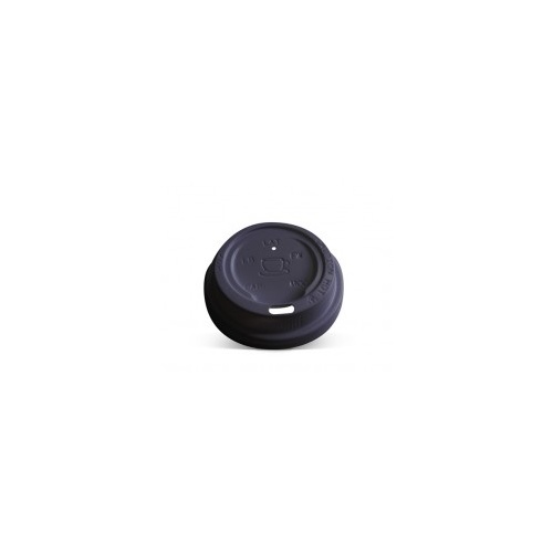 6oz PE Hot & Cold Lid 80mm Black