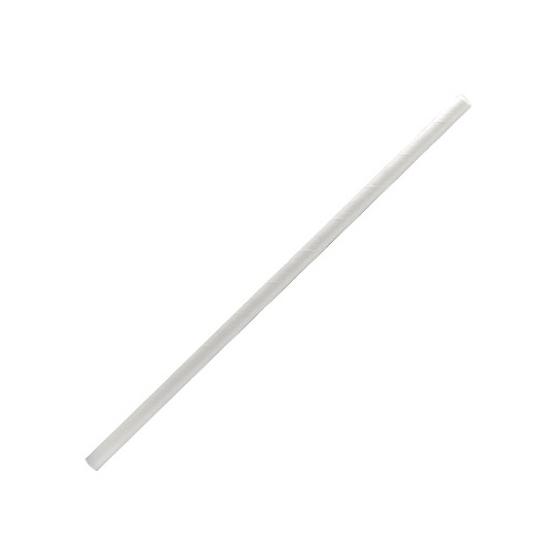 Cocktail Paper Straws -  White  CTN 2500