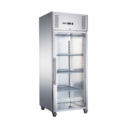 FED-X S/S Full Glass Door Upright Fridge - XURC600G1V